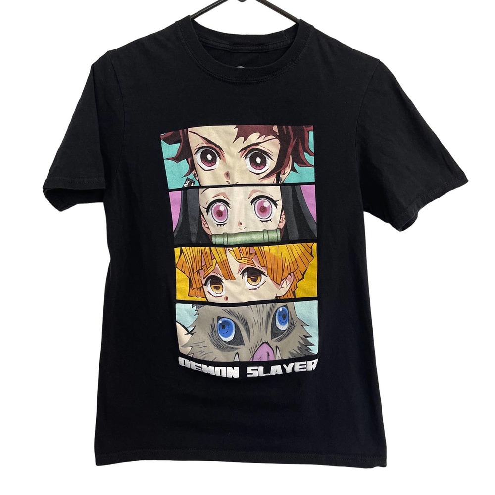 Demon Slayer Black T-shirt Unisex Sz S gently used